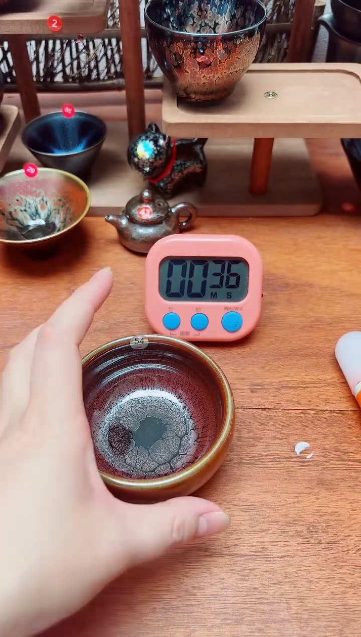 茶盏《****》54号建盏工匠茶器