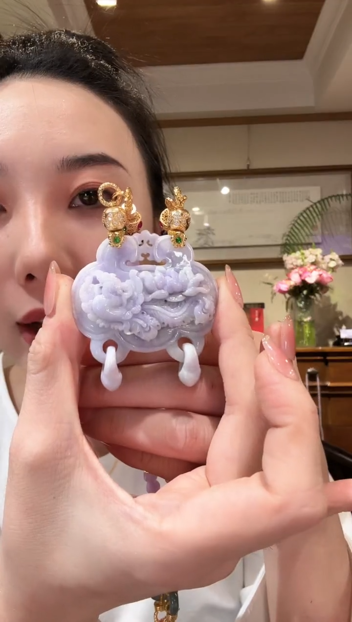 【闪购商品】翡翠颈饰未镶嵌国风