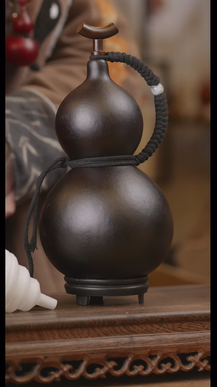 【闪购商品】207号精品天然大漆工艺防渗内胆酒葫芦~