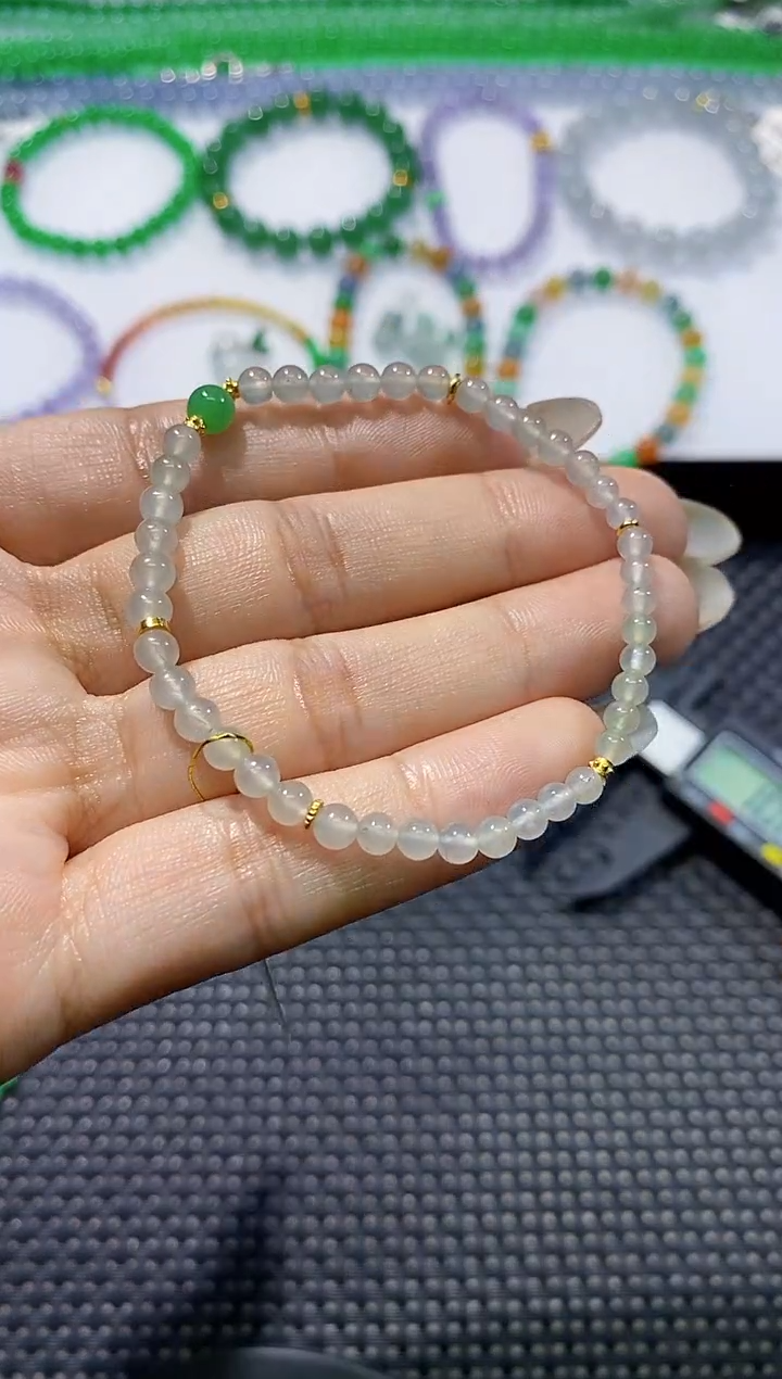 散珠翡翠卡3-4加手串