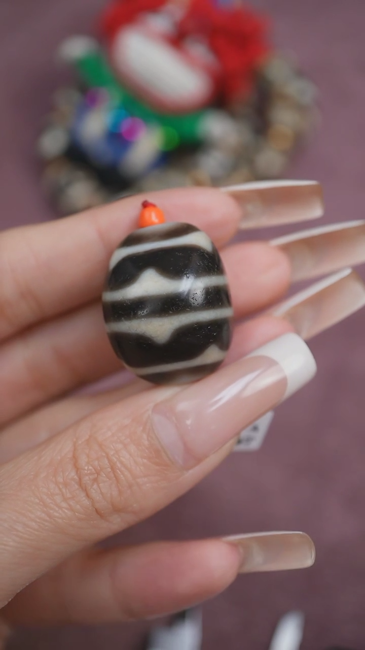 【闪购商品】玛瑙/玉髓颈饰未镶嵌蚀花玛瑙珠定制编绳