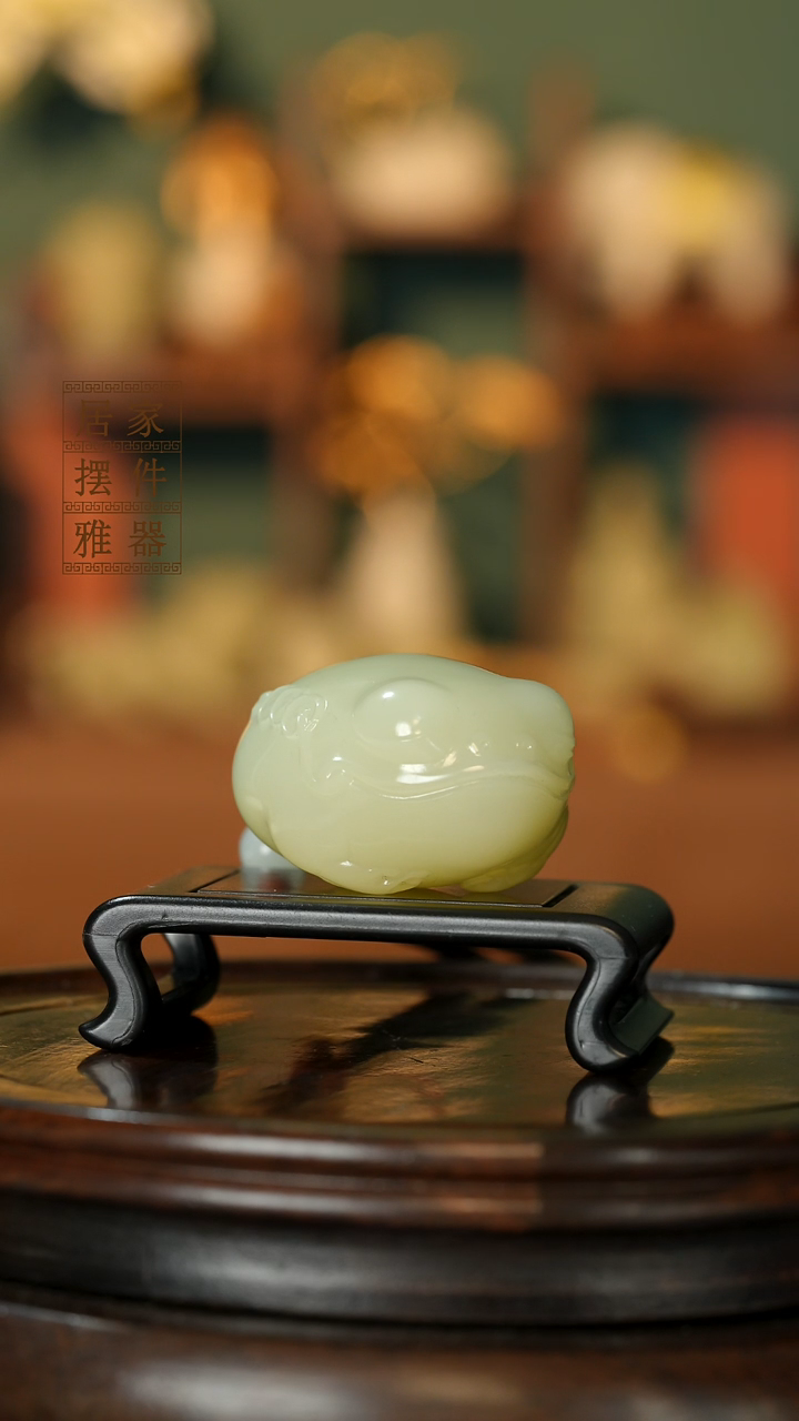 玉《富贵金蟾》摆件