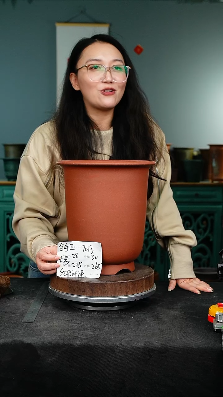 紫砂花盆7013+s紫砂花盆