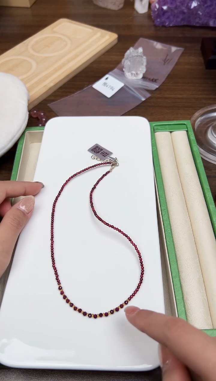 项链未镶嵌石榴石悦4205