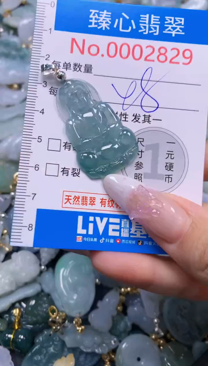翡翠未镶嵌吊坠(不含链)2829