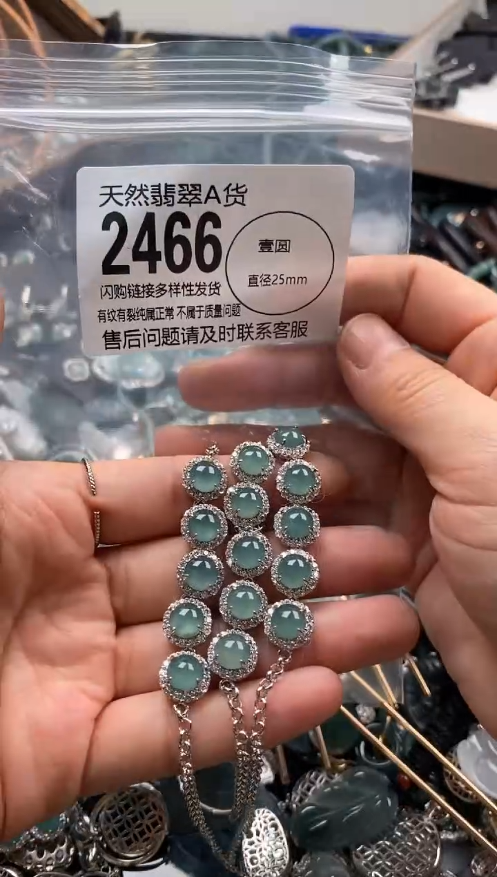 【闪购商品】翡翠颈饰未镶嵌多样性发其一2466