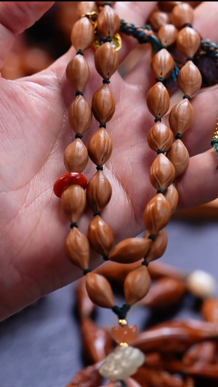 吊坠橄榄核苏工橄榄核脖挂‘’