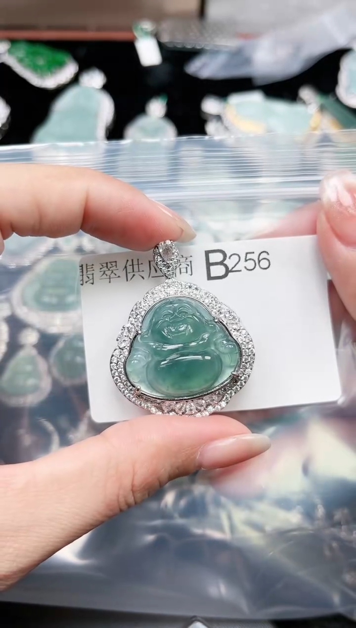 【闪购商品】翡翠颈饰未镶嵌256赠皮绳