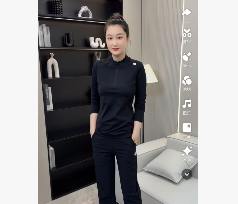 秋冬加绒磨毛休闲显瘦百搭卫衣高品质（1817）