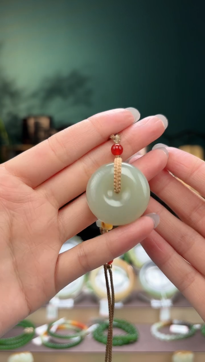 【闪购商品】和田玉吊坠(不含链)未镶嵌平安扣吊坠