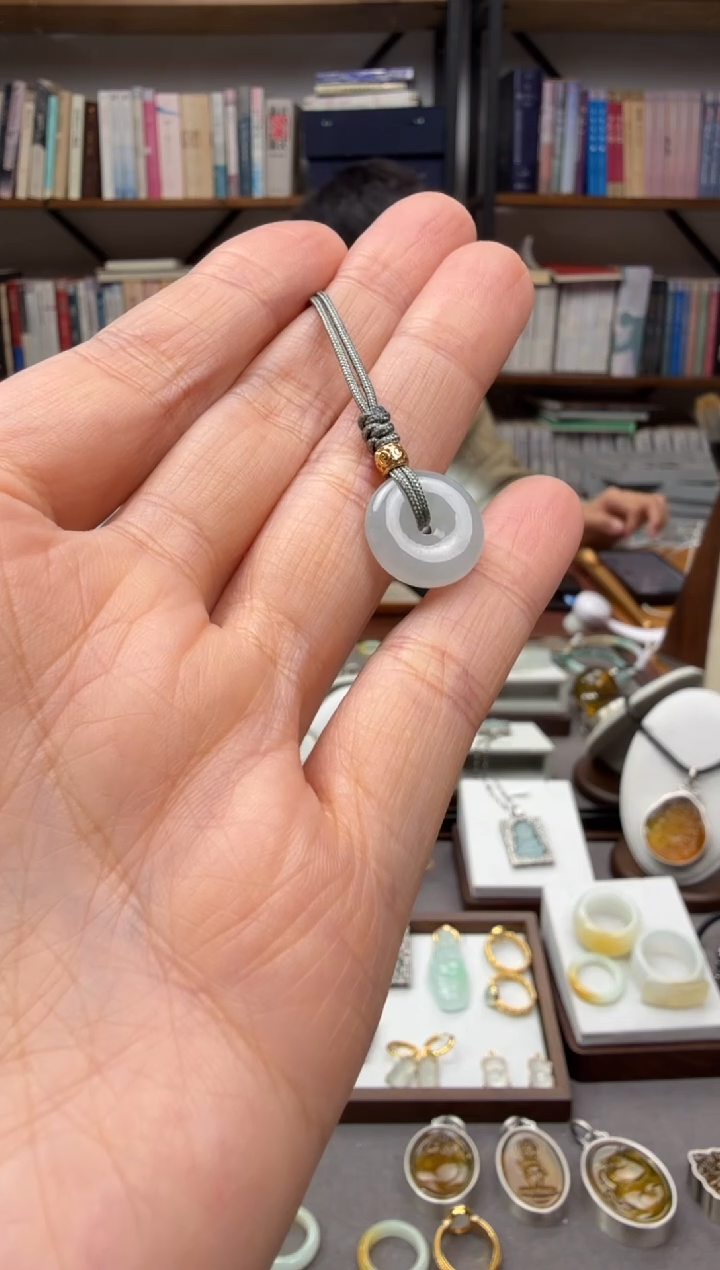 颈饰未镶嵌翡翠手机挂--多样性发一