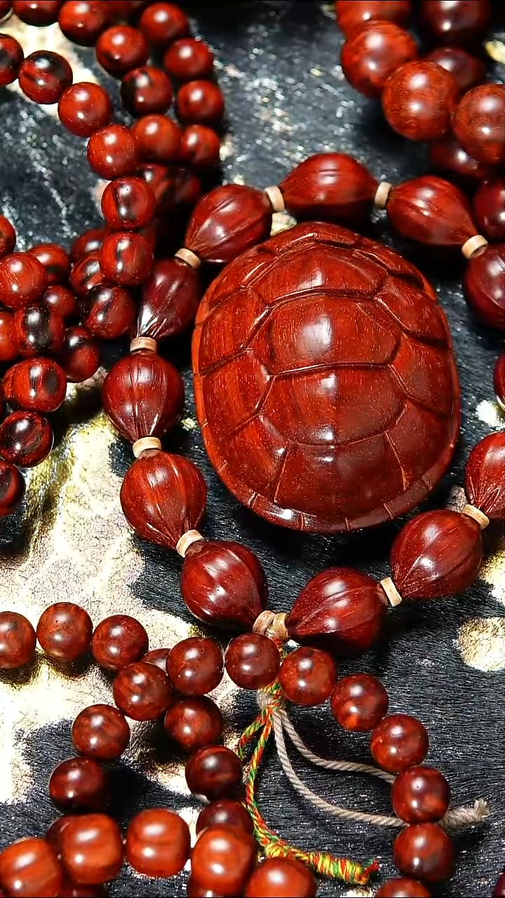 檀香紫檀（小叶紫檀）手串/手链6公分富甲