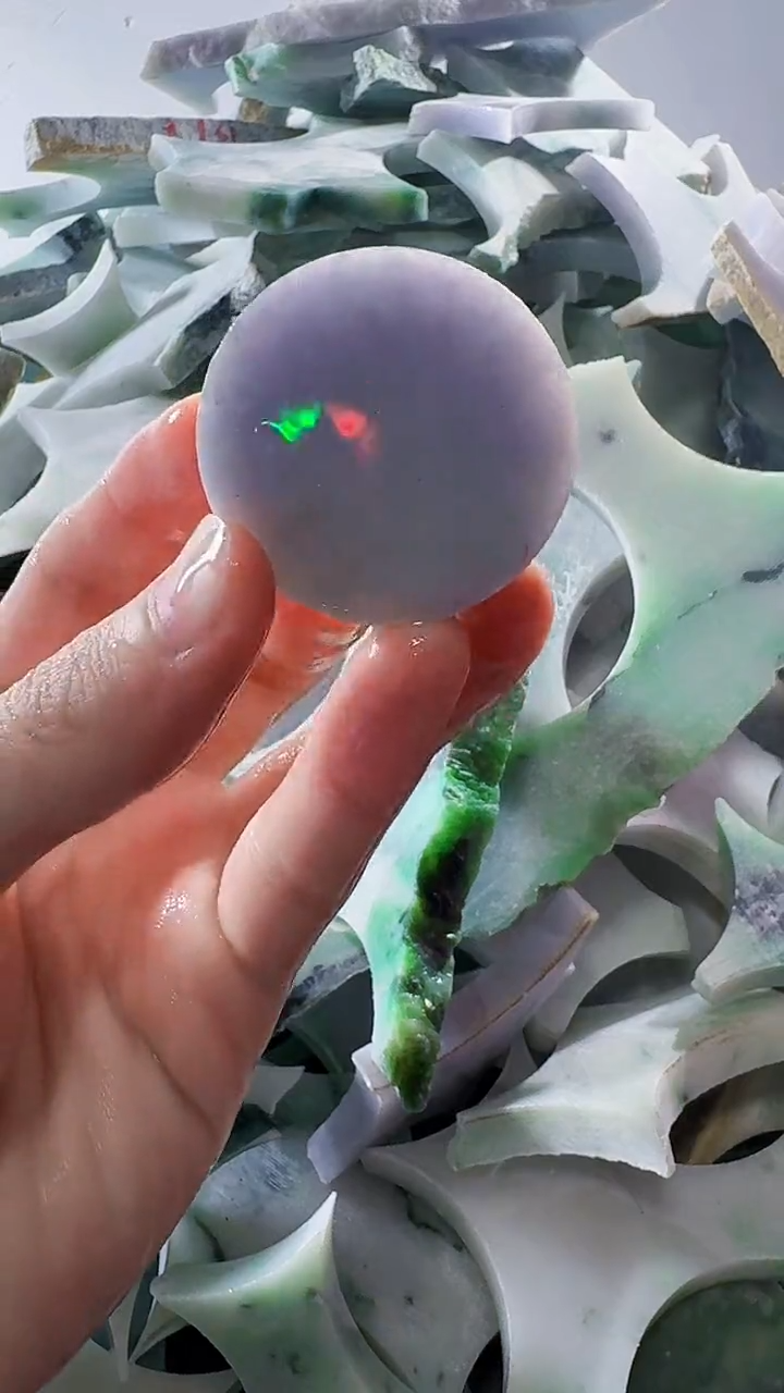 裸石翡翠缅甸翡翠A货文25884