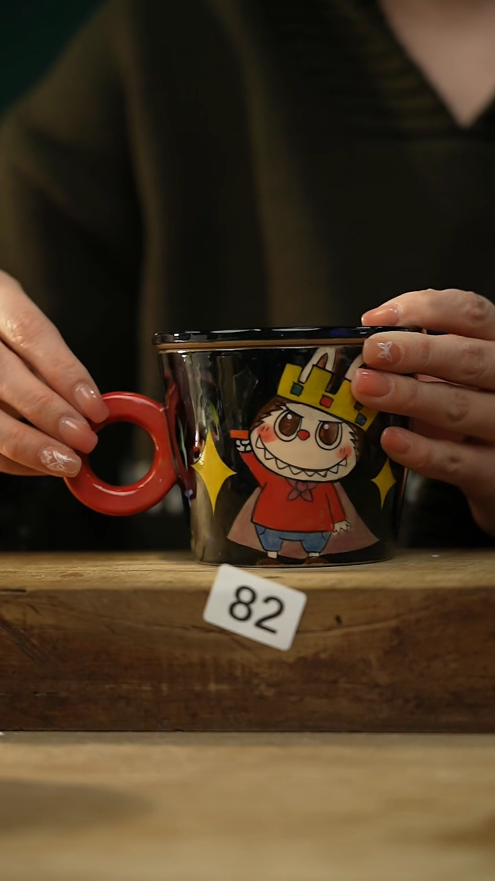 【闪购商品】瓷片新品！设计师款手绘/咖啡杯 乘以