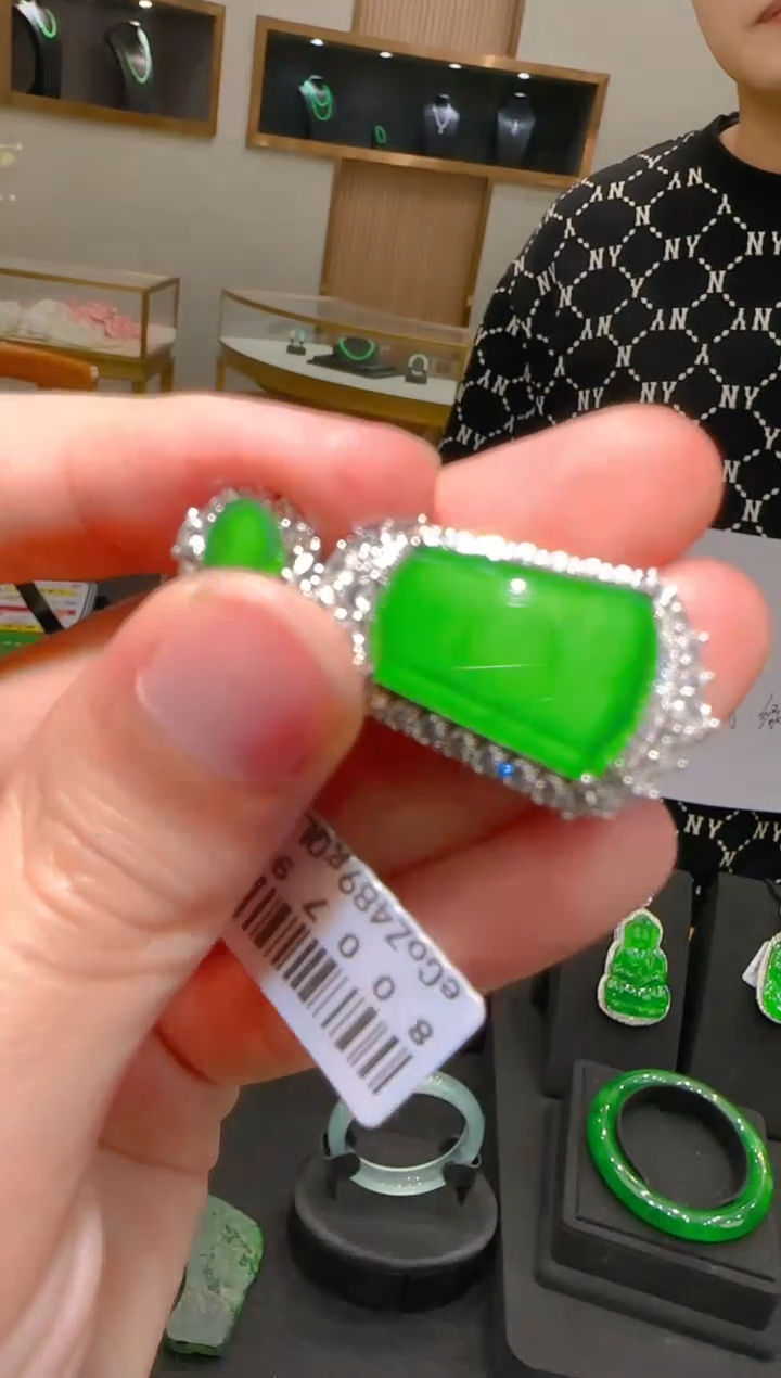 【闪购商品】翡翠吊坠(赠链)银S925镶嵌天然翡翠A货多样性发一件