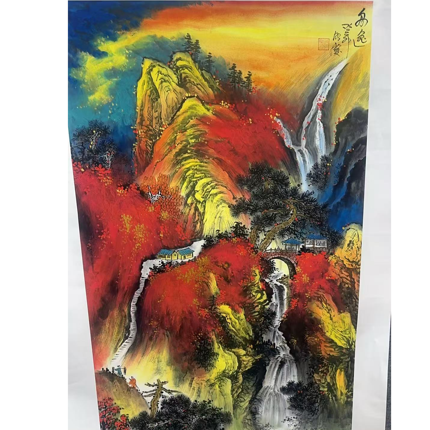 国画作品-徐明庆-四尺整张-舟逸