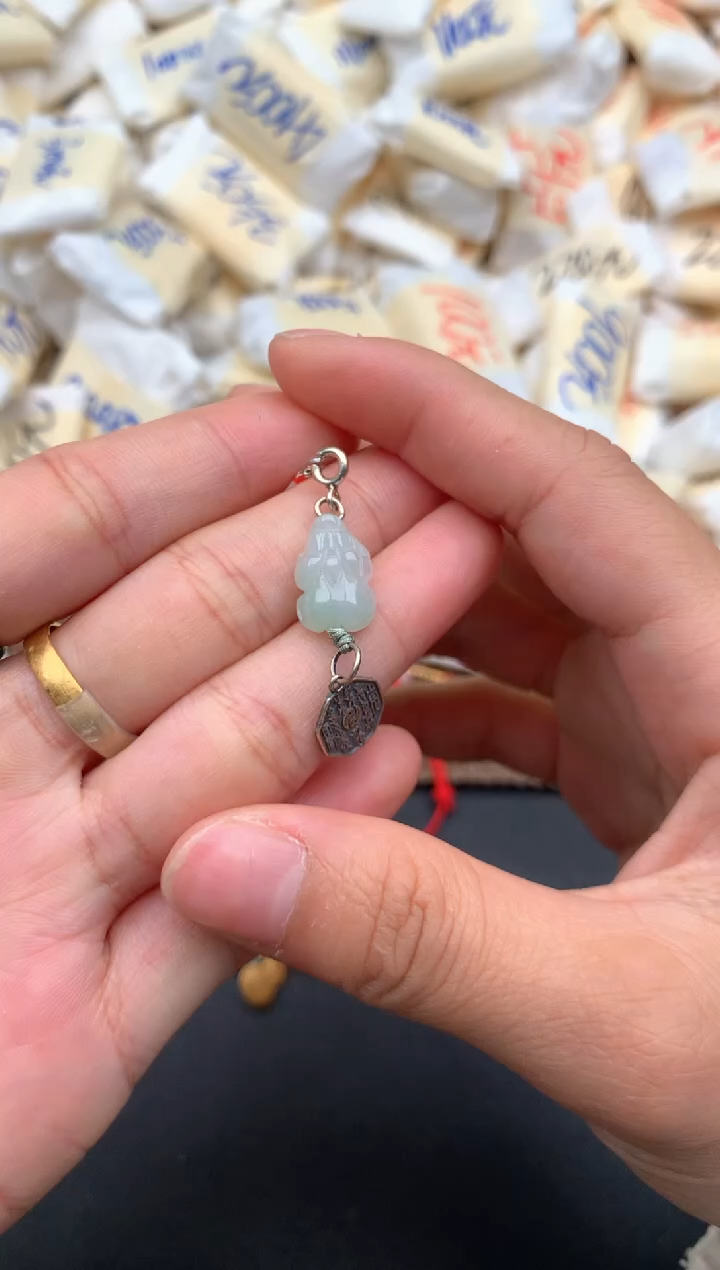 银S925镶嵌挂件翡翠1