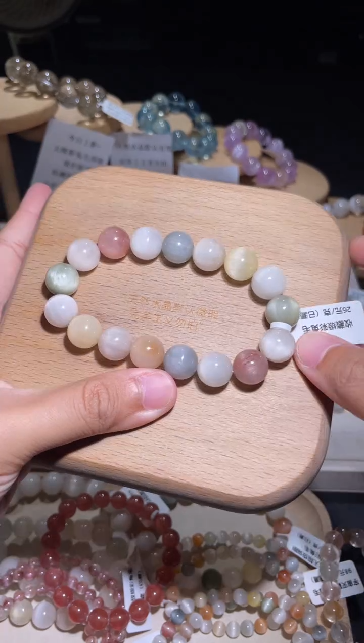 未镶嵌手链水晶21号多样性发一U 约12+