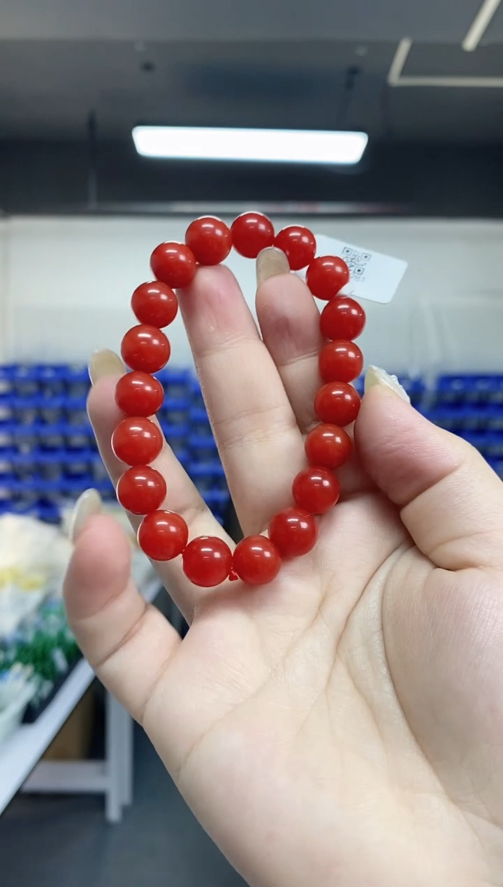 【闪购商品】南红玛瑙手串未镶嵌多样性发其一颜色微差