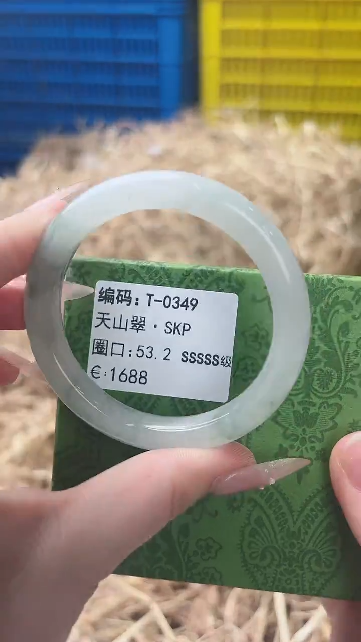 未镶嵌手镯石英质玉T-0349