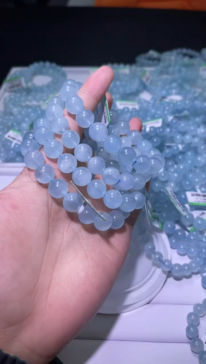 1海蓝宝石（处理）X034-海蓝宝单圈-多样性发其一