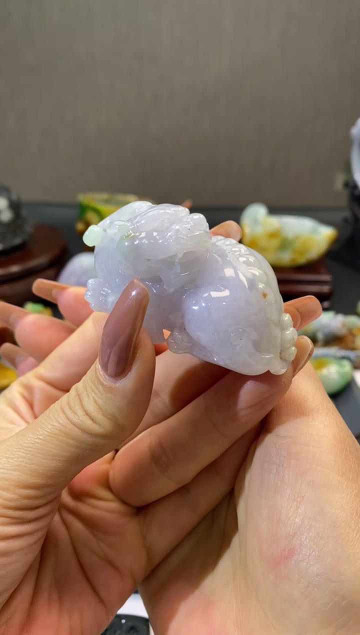 【闪购商品】翡翠把件未镶嵌翡翠貔貅手把件