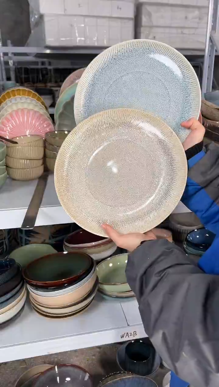 陶瓷外贸尾货瑕疵满20包邮X2 大盘10.5英寸