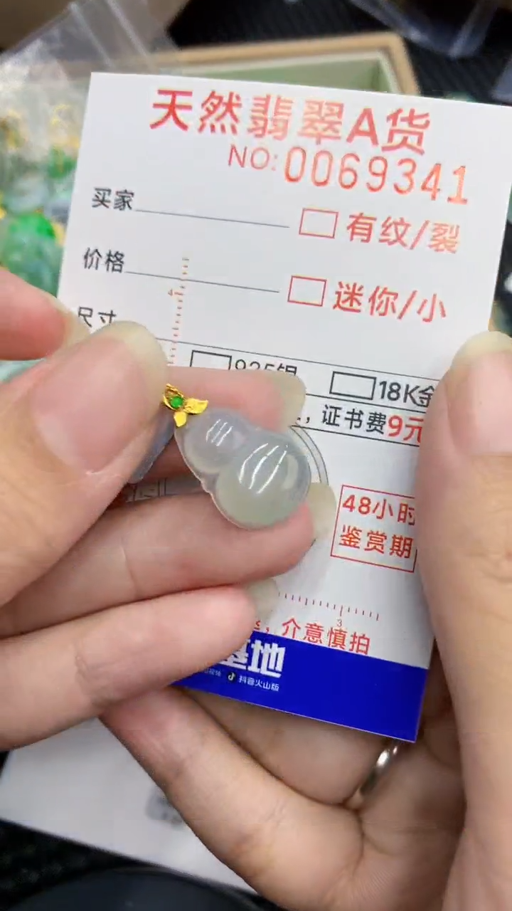 【闪购商品】翡翠颈饰18K金镶嵌            8