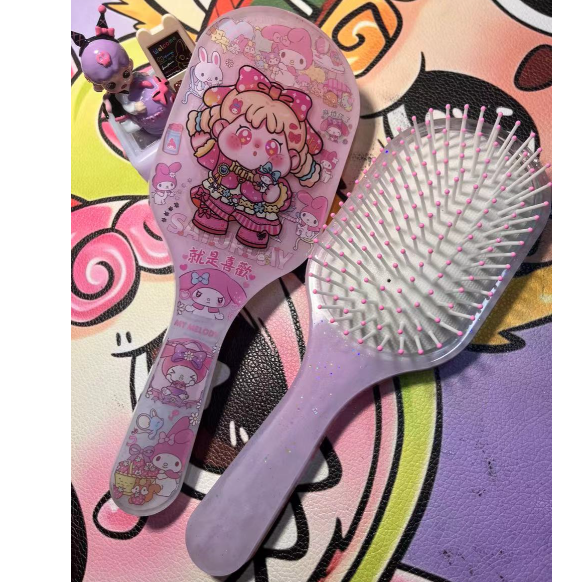 QoQo滴胶DIY气囊梳子