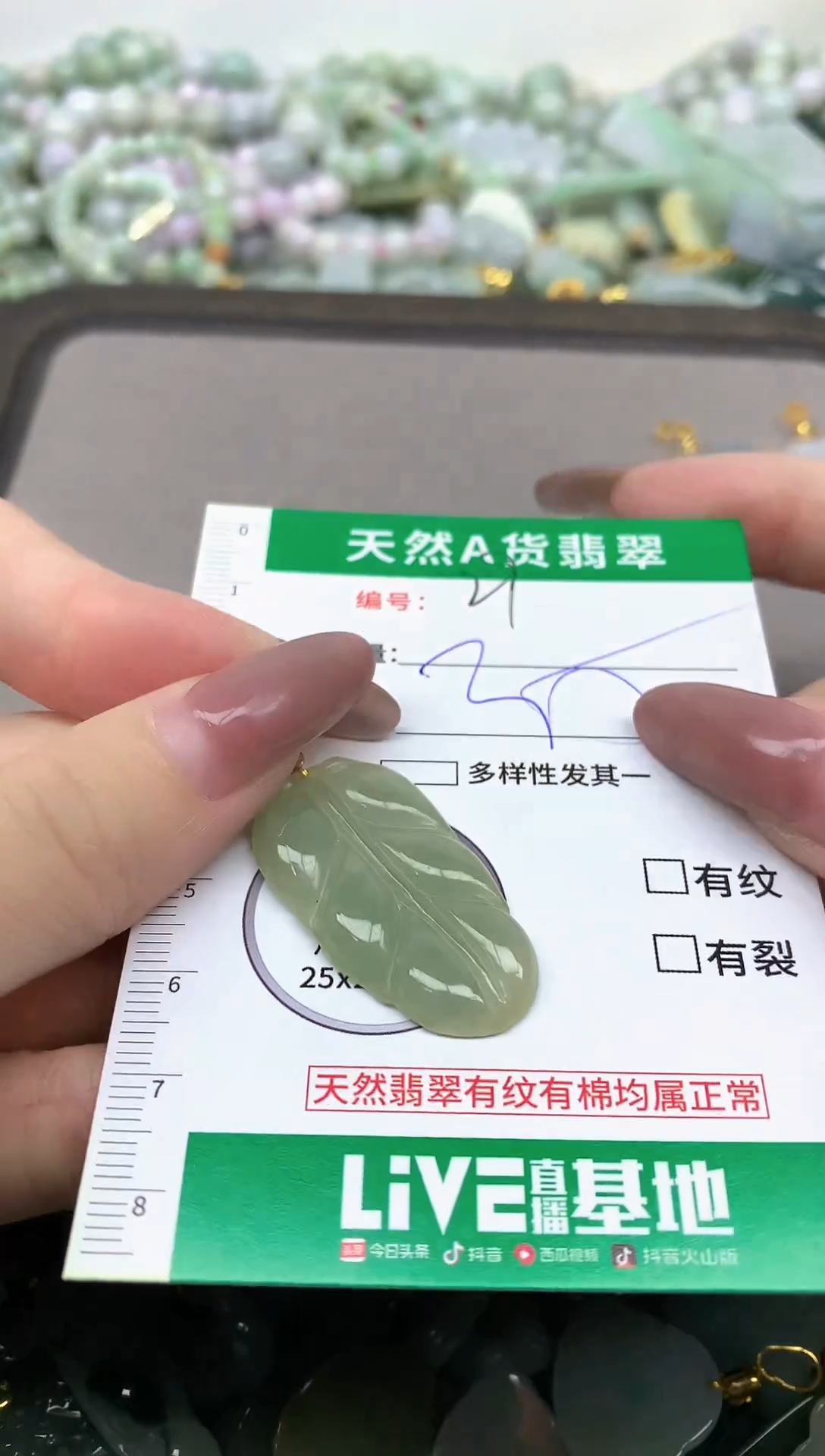 颈饰未镶嵌翡翠未镶嵌a货翡翠-21