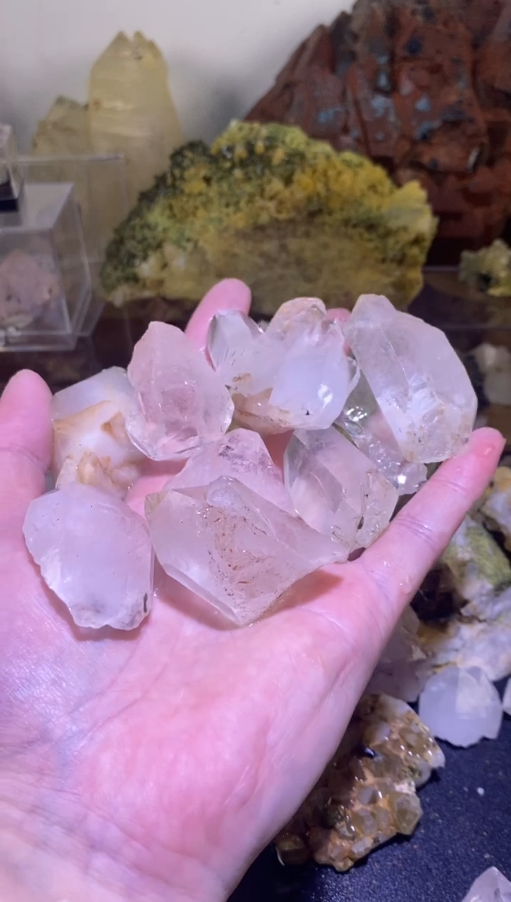 未镶嵌珠宝半成品水晶64号10颗