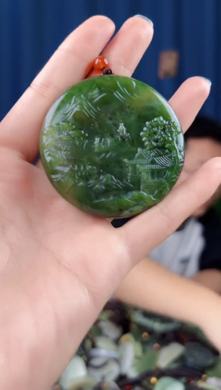 未镶嵌和田玉挂件拍一发一