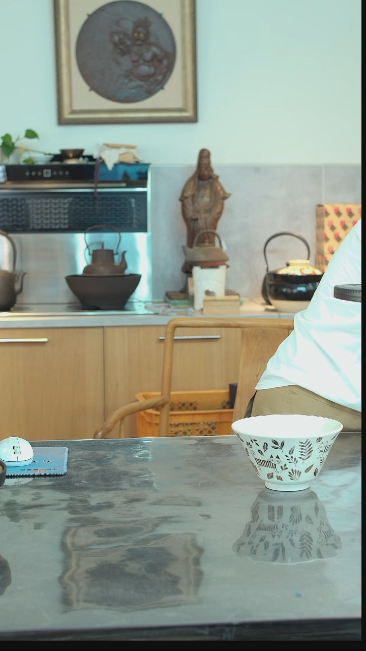 陶瓷38057板凳猫对碗17*9.5