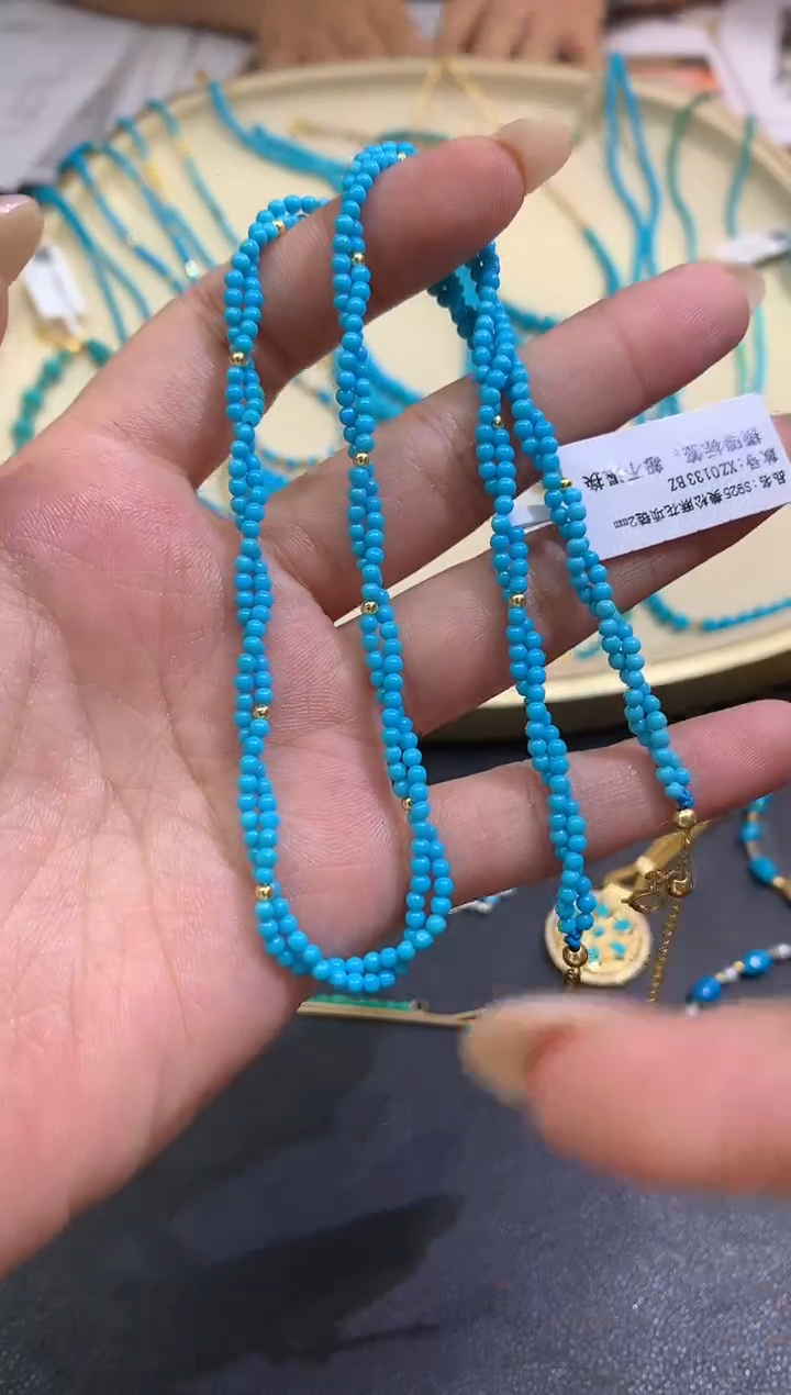 未镶嵌绿松石项链A465|多样性发货一件|2580