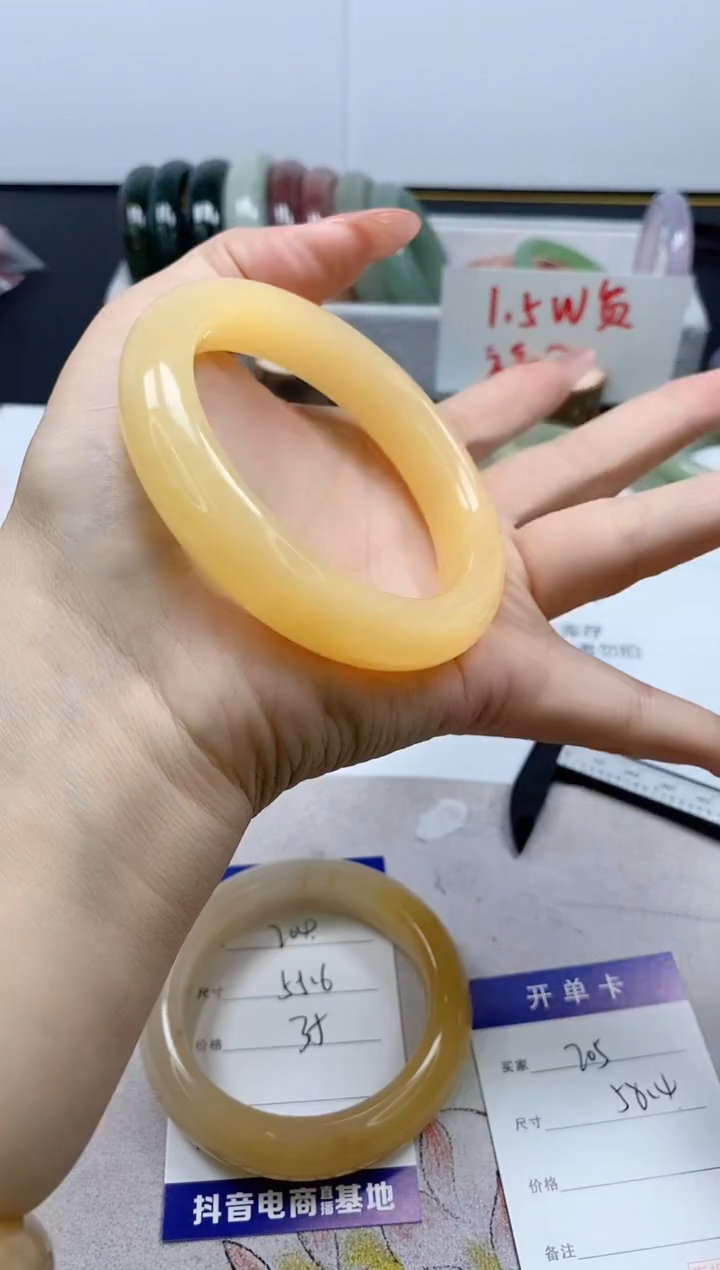 【闪购商品】石英质玉手镯未镶嵌205/58.4