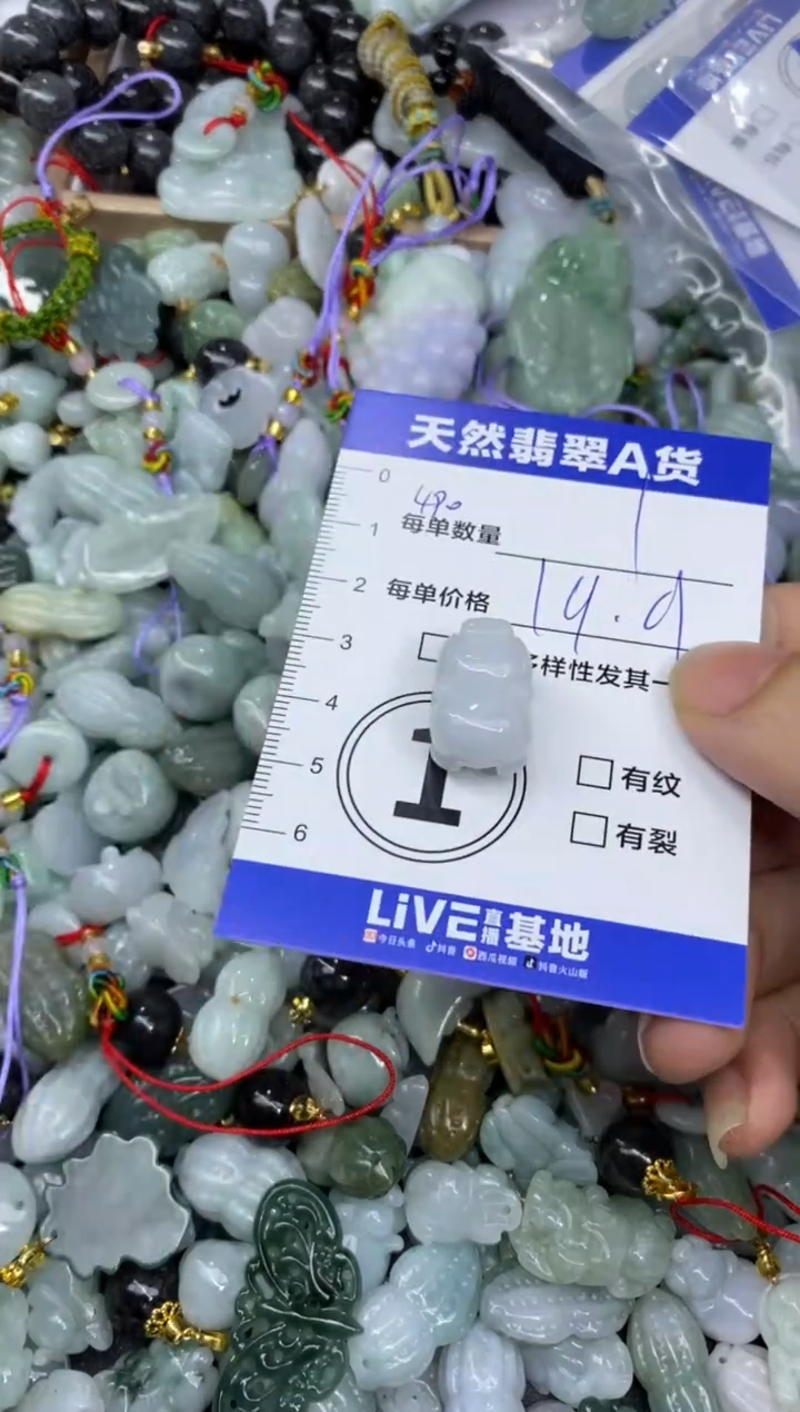 颈饰未镶嵌翡翠天然翡翠A货批量多样性发一件