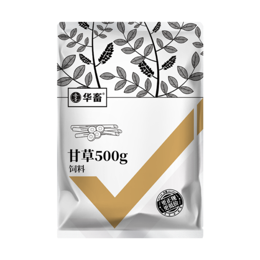 Z甘草500g/包 猪牛羊鸡鸭鹅兽用饲料添加剂