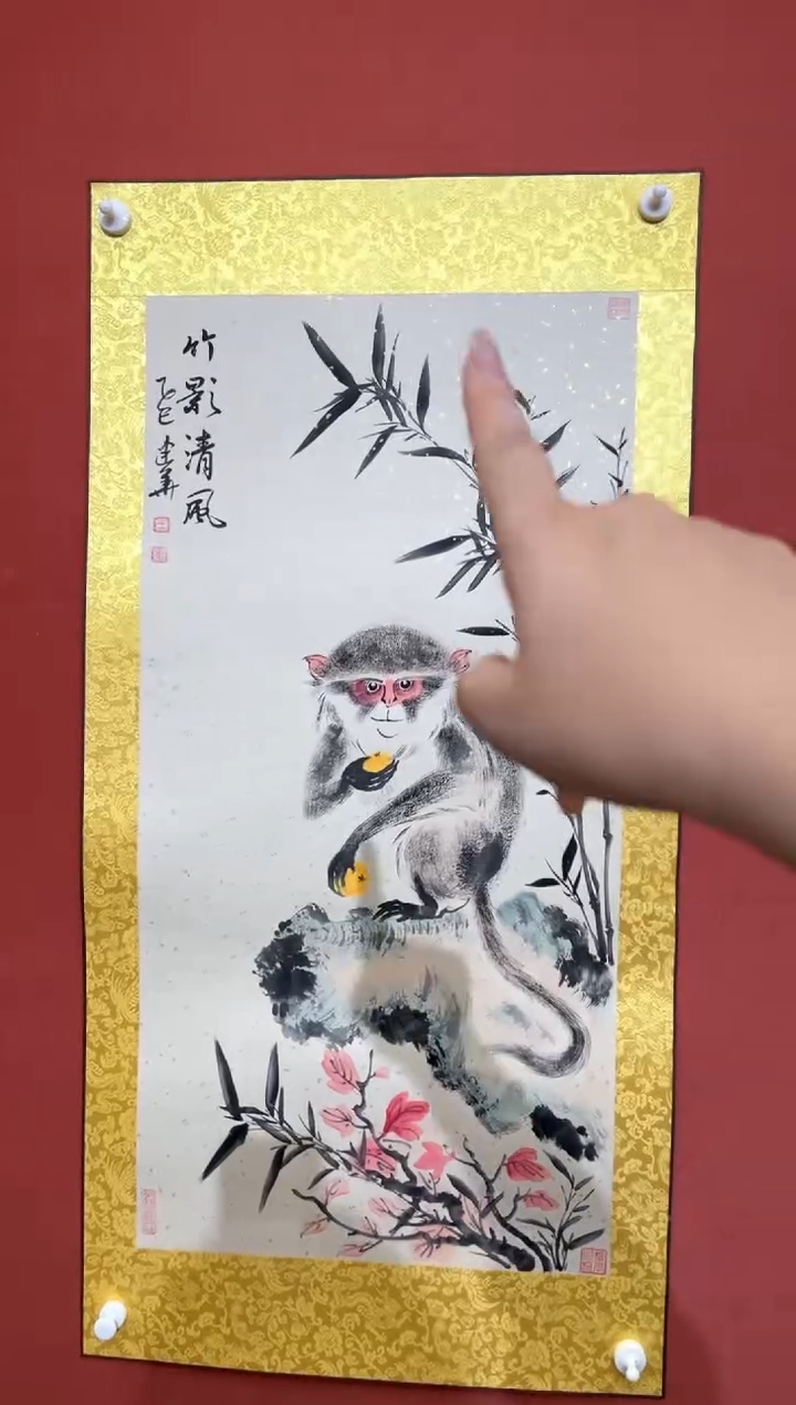 国画老师现场创作  74