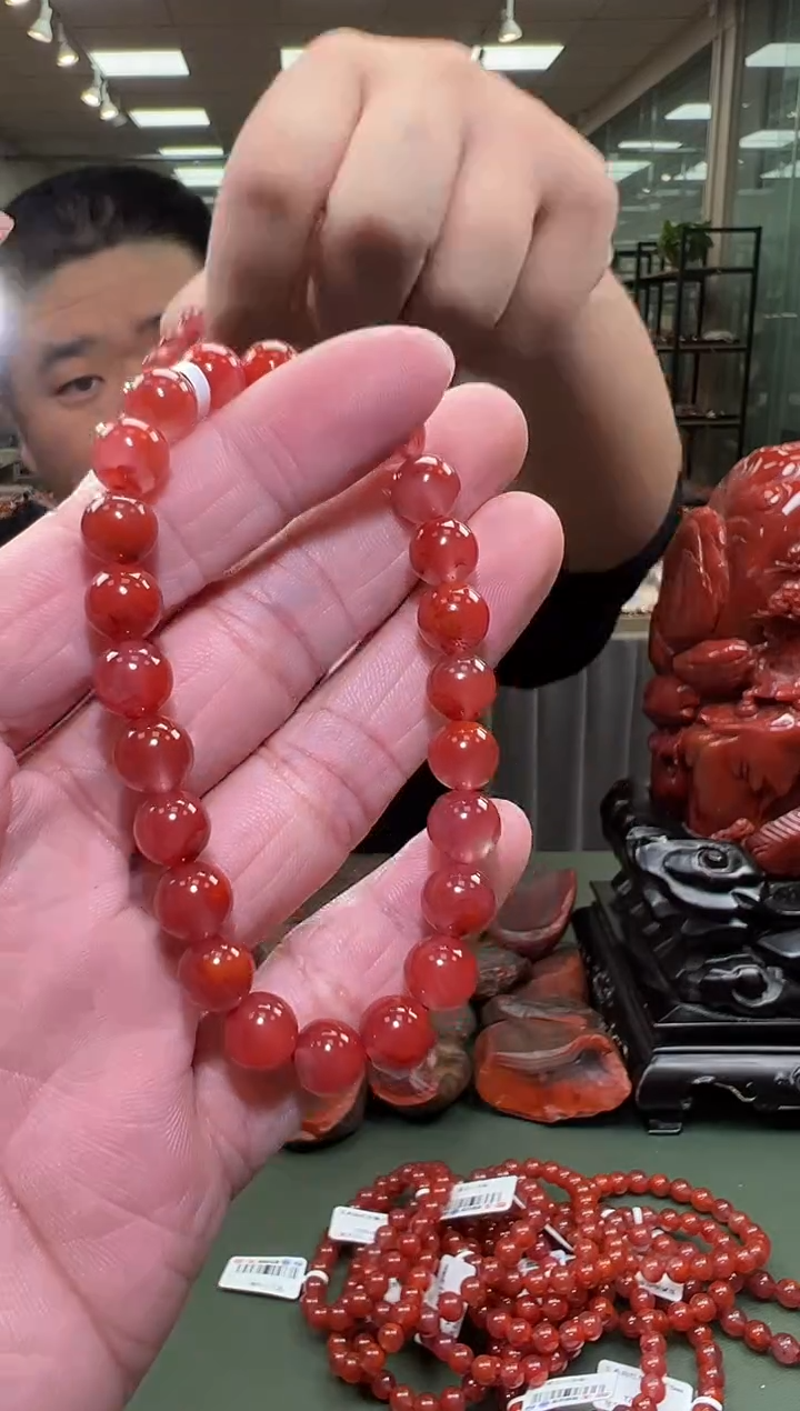 【闪购商品】南红玛瑙单圈手串未镶嵌一条约8mm 多样性发货