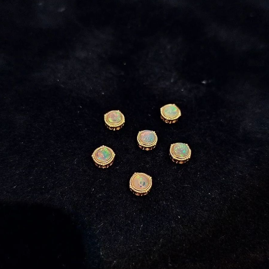 18k金欧泊蛋面 2184 多样性发一件