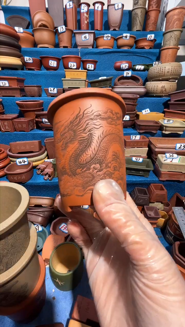 【闪购商品】紫砂紫砂花盆7*9