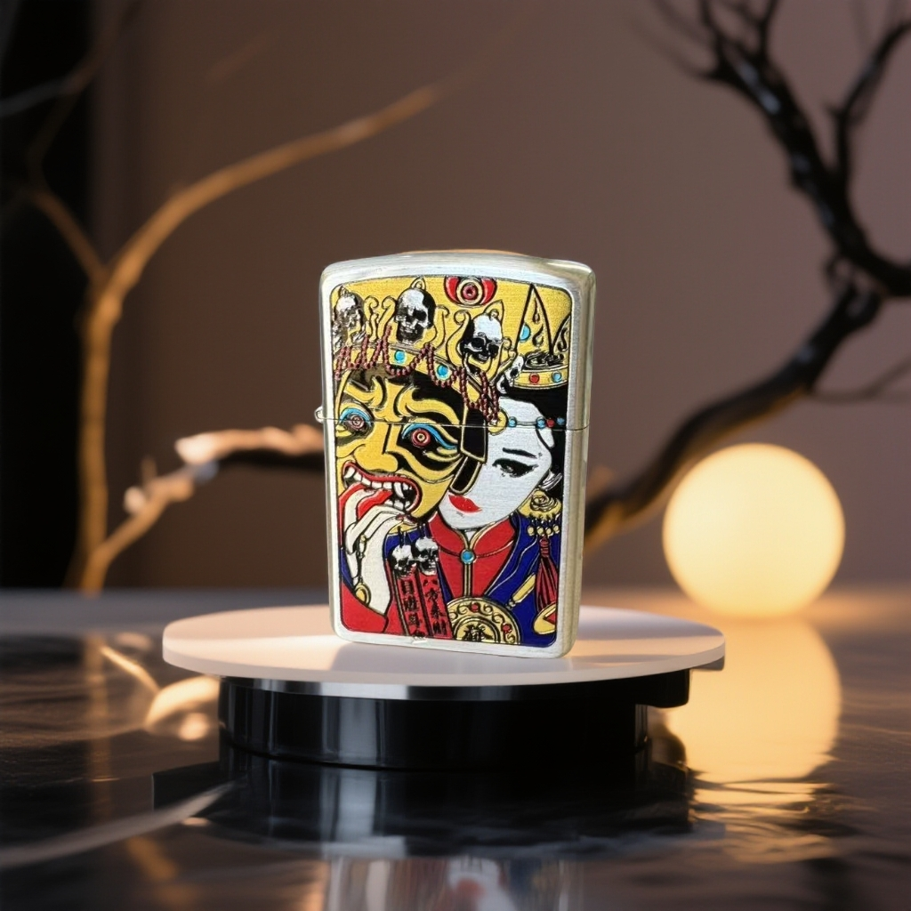 二代包银扎基拉姆砂轮打火机【全新机无煤油】