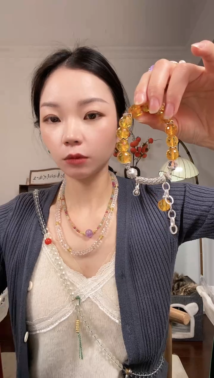 【闪购商品】琥珀颈饰未镶嵌A654AAAAA