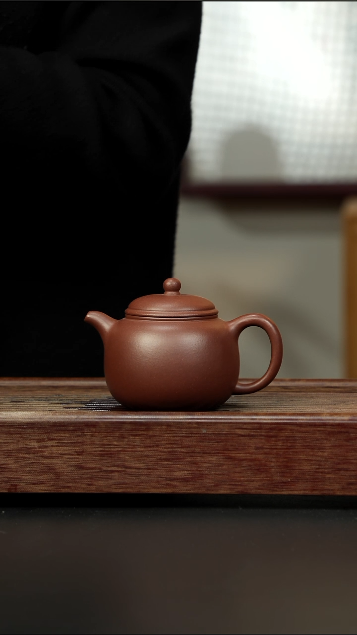 茶壶紫砂老紫泥 大匏樽 220cc左右