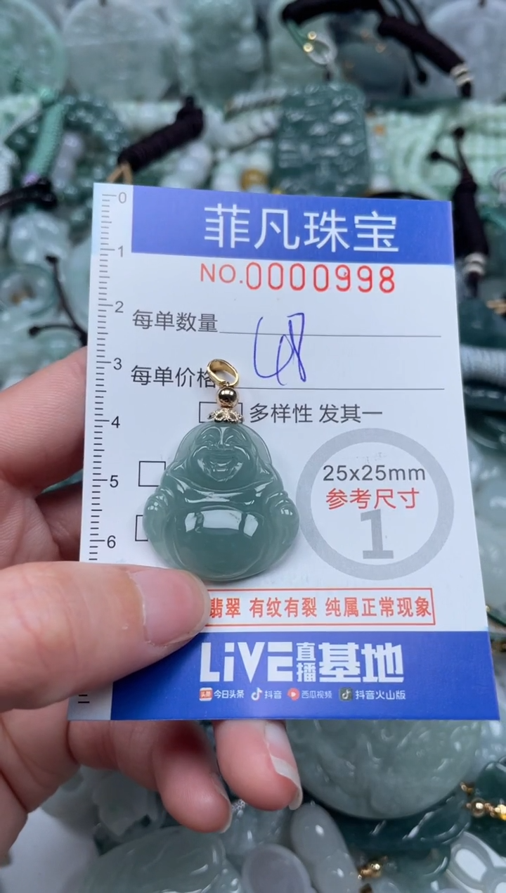 【闪购商品】翡翠颈饰未镶嵌00..0998