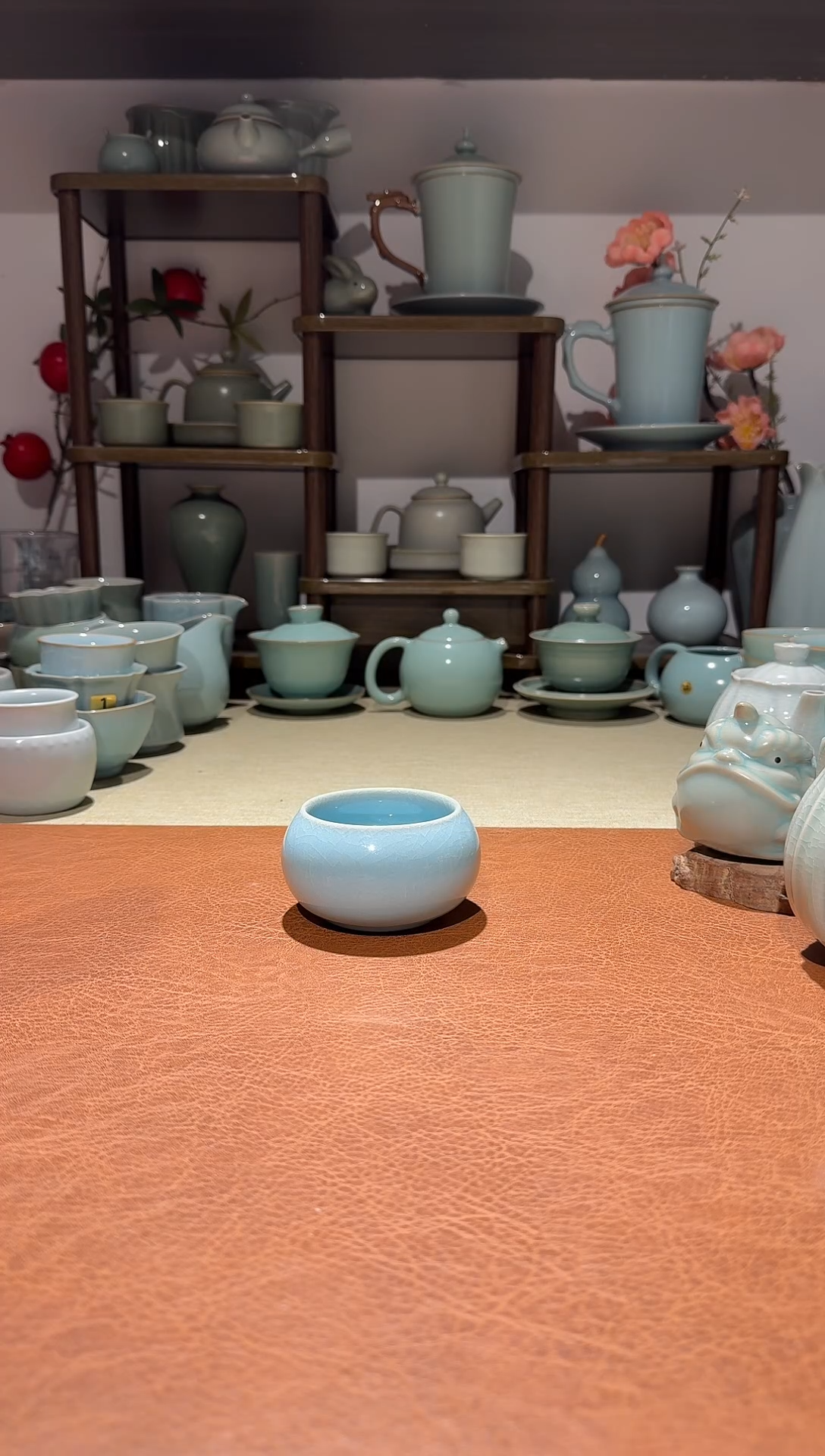 杯子瓷福利  禅定杯 主人杯品茗杯 天青釉一级精品