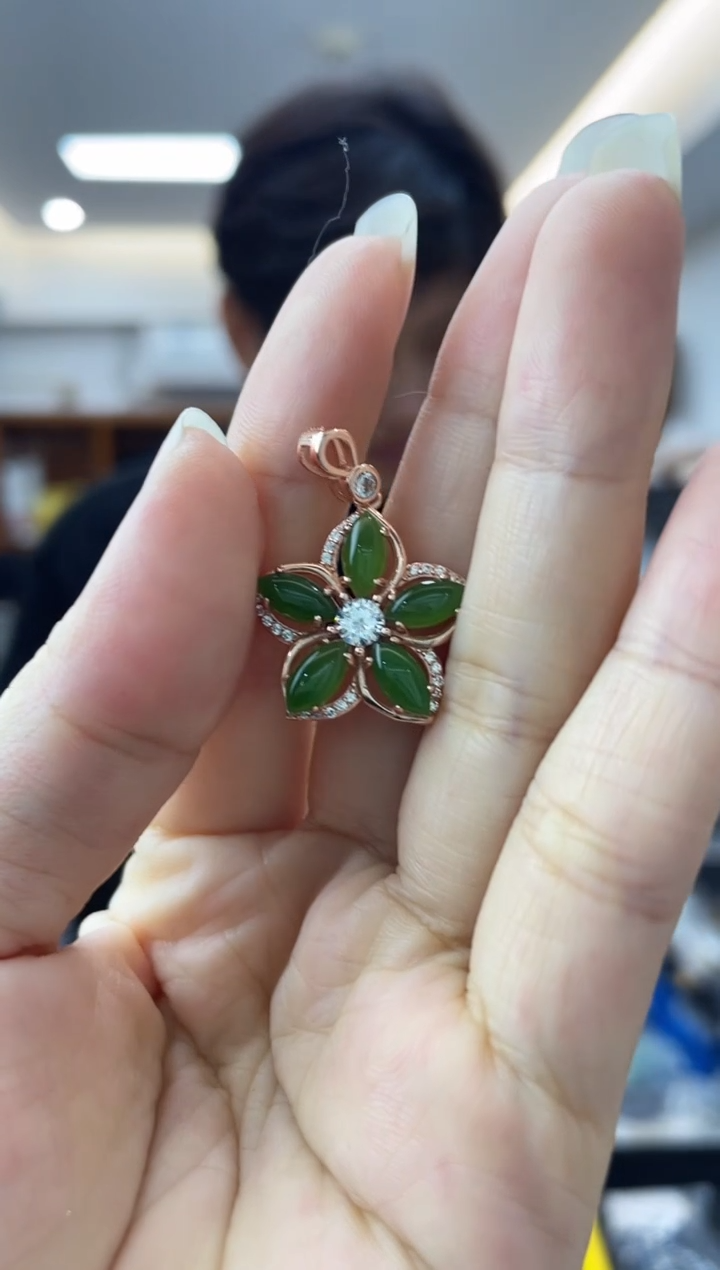 【闪购商品】和田玉·银S925镶嵌多样性一件发货