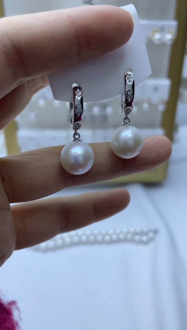 未镶嵌耳饰淡水珍珠15
