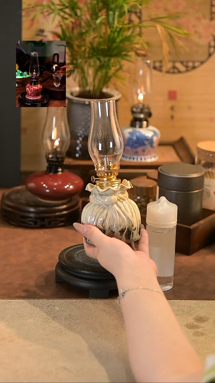 陶瓷景德镇陶瓷香薰灯摆件