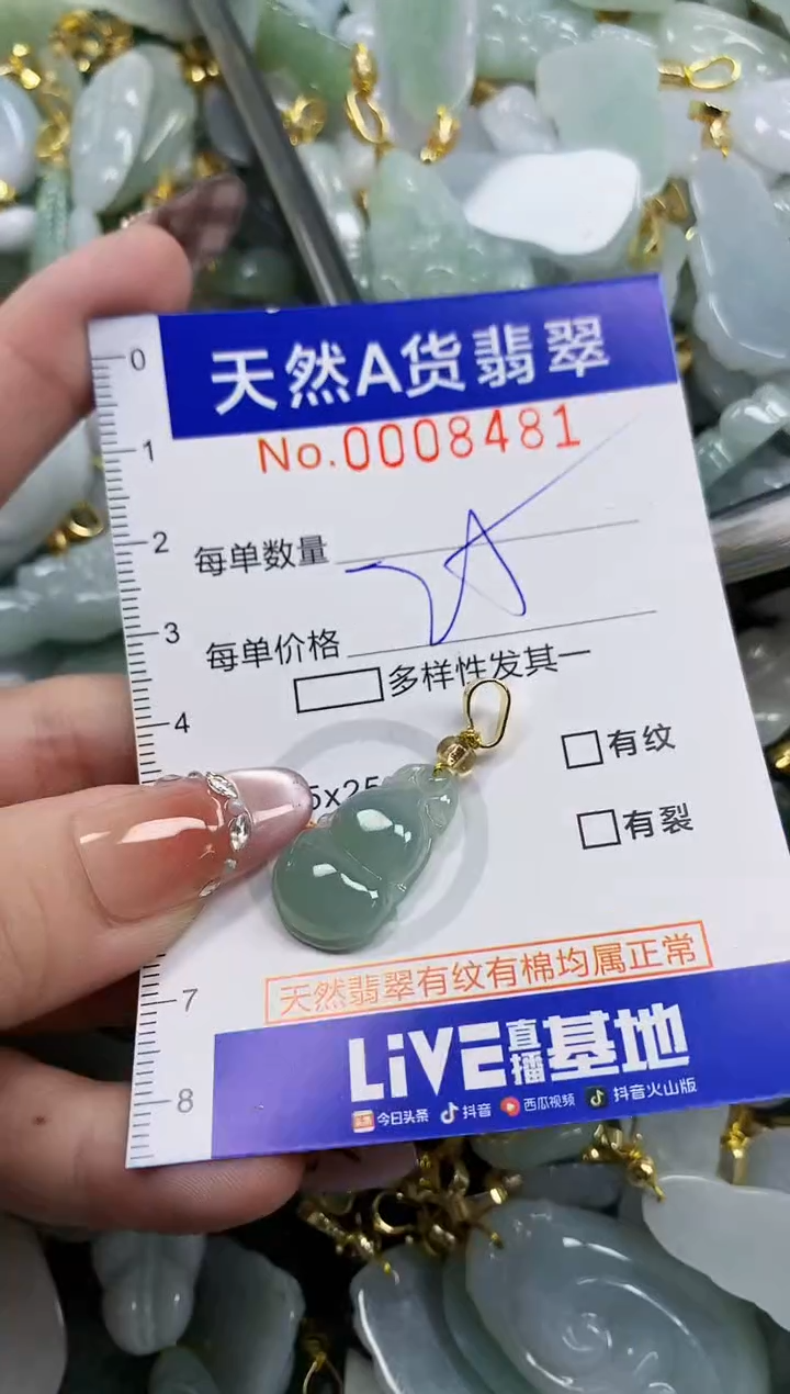 颈饰未镶嵌翡翠天然A货翡翠